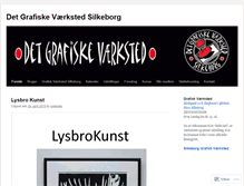 Tablet Screenshot of grafiskvaerkstedsilkeborg.com